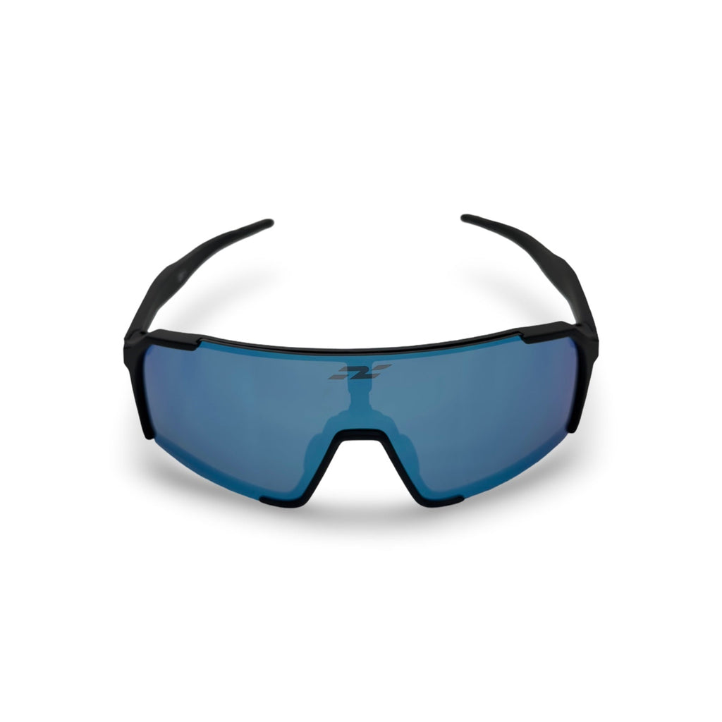 Nagano Lüna junior glasses, black frame with blue lens