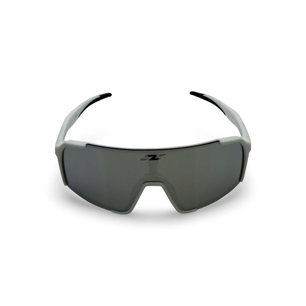 Nagano Lüna junior glasses, white frame with chrome lens
